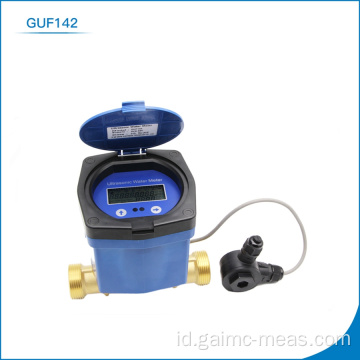 Meteran air bertenaga baterai Digital Ultrasonic Liquid Mbus